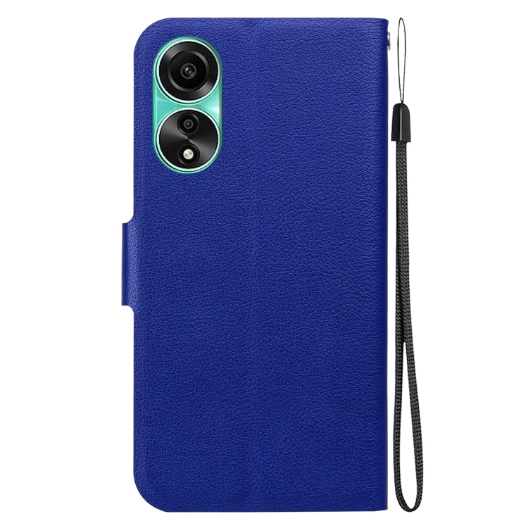 For OPPO A78 4G Ultra-thin Voltage Magnetic Buckle Leather Phone Case