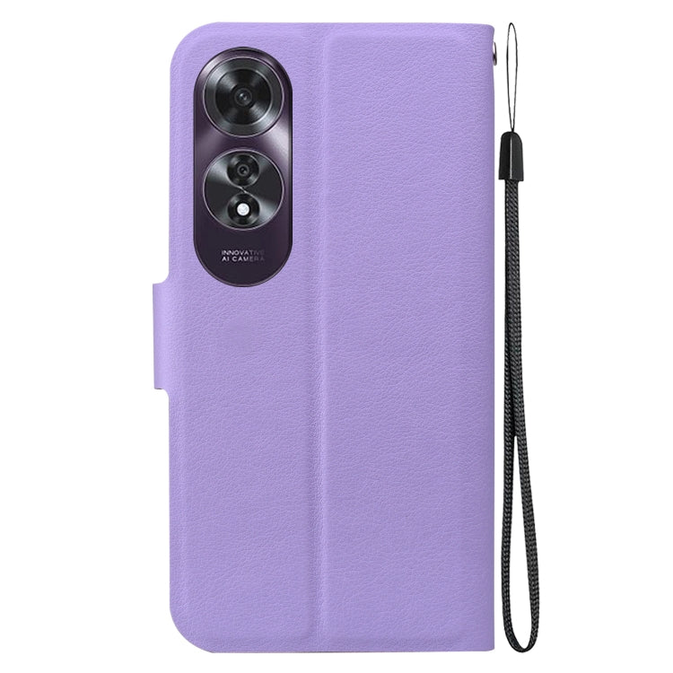 For OPPO A60 4G Ultra-thin Voltage Magnetic Buckle Leather Phone Case