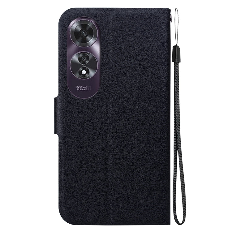 For OPPO A60 4G Ultra-thin Voltage Magnetic Buckle Leather Phone Case