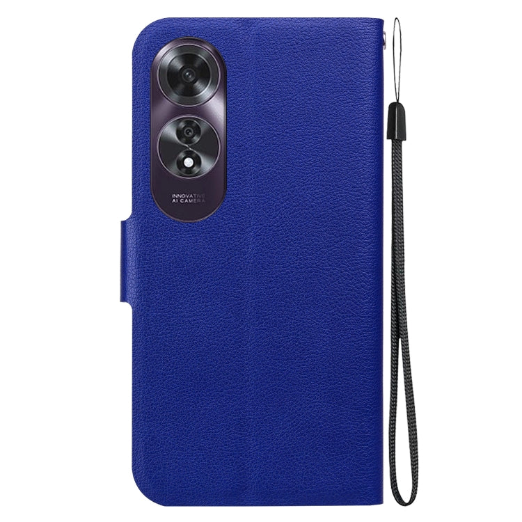 For OPPO A60 4G Ultra-thin Voltage Magnetic Buckle Leather Phone Case