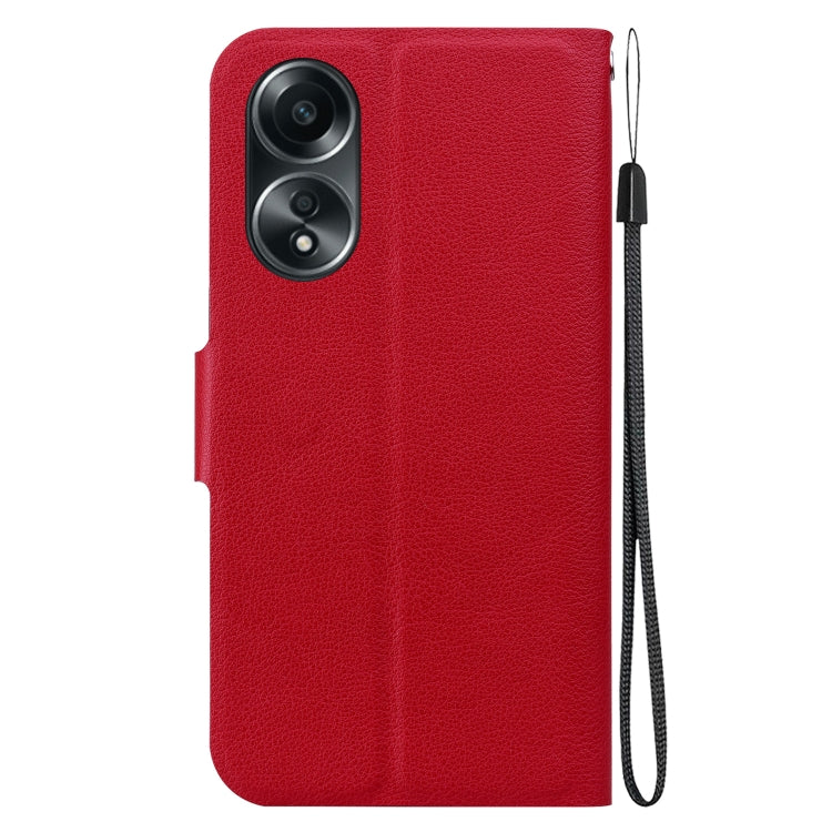 For OPPO A58 4G Ultra-thin Voltage Magnetic Buckle Leather Phone Case