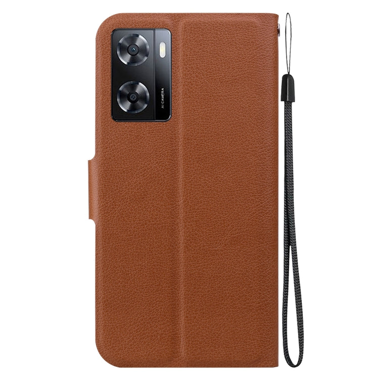For OPPO A57 4G / 5G / A57e / A77 4G / 5G Ultra-thin Voltage Magnetic Buckle Leather Phone Case
