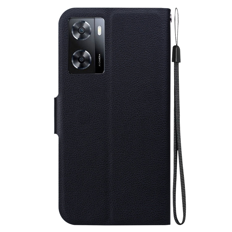 For OPPO A57 4G / 5G / A57e / A77 4G / 5G Ultra-thin Voltage Magnetic Buckle Leather Phone Case