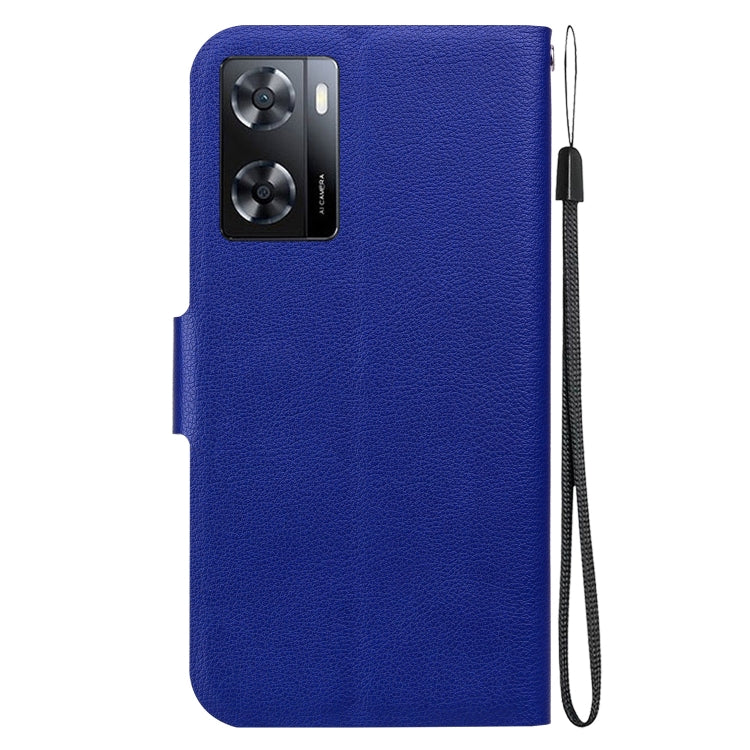 For OPPO A57 4G / 5G / A57e / A77 4G / 5G Ultra-thin Voltage Magnetic Buckle Leather Phone Case