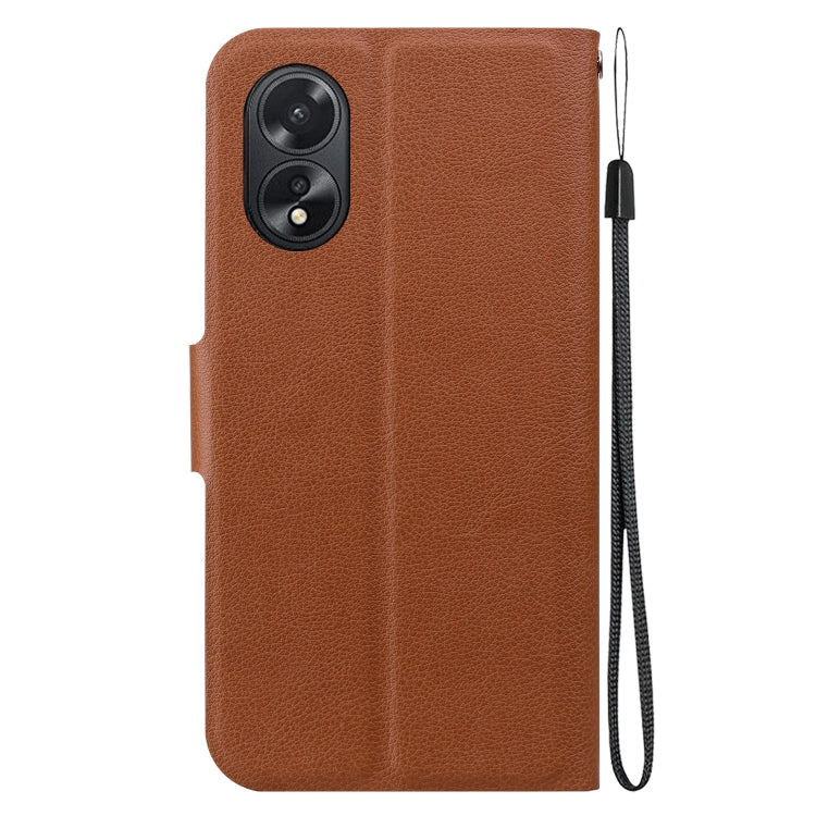 For OPPO A38 / A18 Ultra-thin Voltage Magnetic Buckle Leather Phone Case