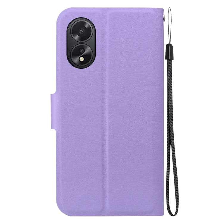 For OPPO A38 / A18 Ultra-thin Voltage Magnetic Buckle Leather Phone Case