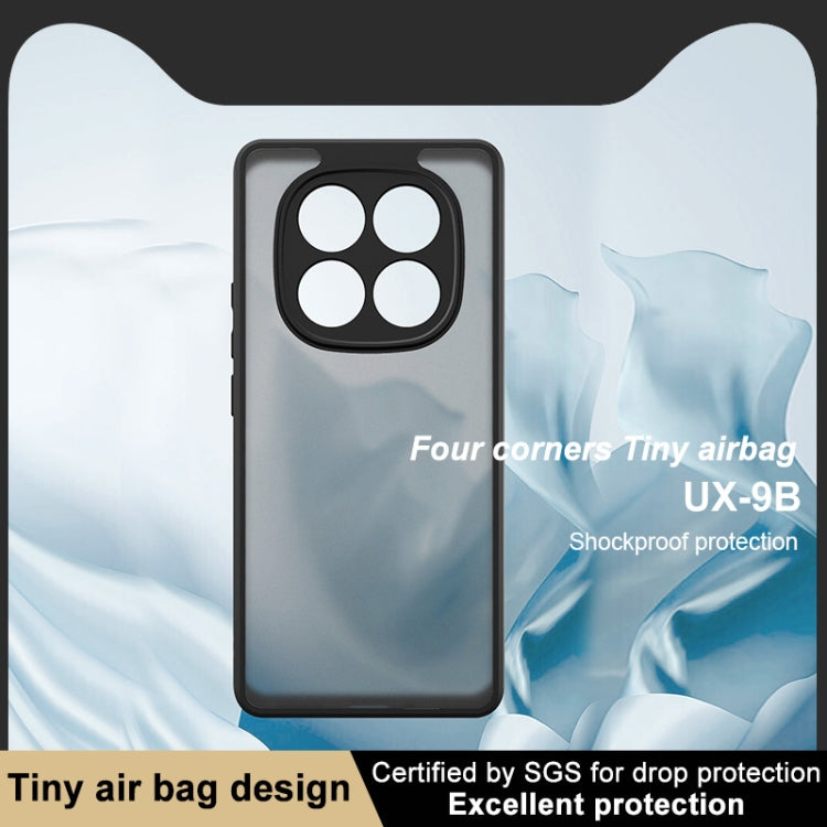 For Redmi Note 14 Pro 5G imak UX-9B Series Four Corners Tiny Airbag Shockproof Phone Case - Black