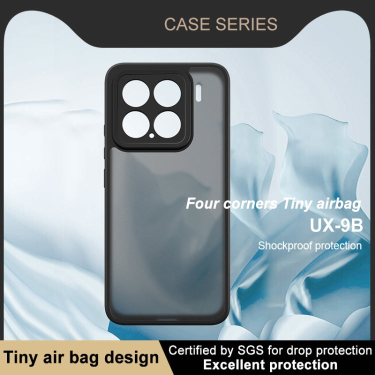 For Xiaomi 15 imak UX-9B Series Four Corners Tiny Airbag Shockproof Phone Case - Black