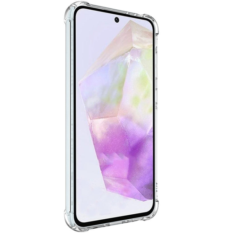 For Samsung Galaxy A36 5G imak Space Shield PC + TPU Airbag Shockproof Phone Case - Transparent