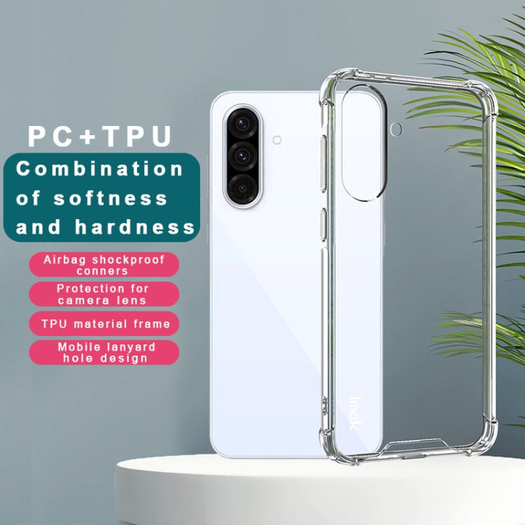 For Samsung Galaxy A36 5G imak Space Shield PC + TPU Airbag Shockproof Phone Case - Transparent