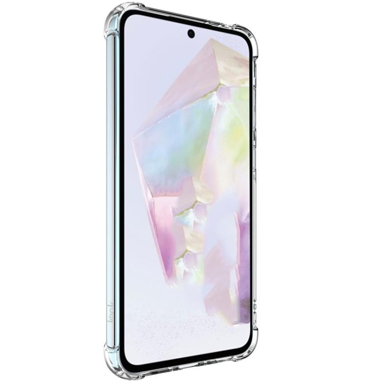 For Samsung Galaxy A56 5G imak Space Shield PC + TPU Airbag Shockproof Phone Case - Transparent