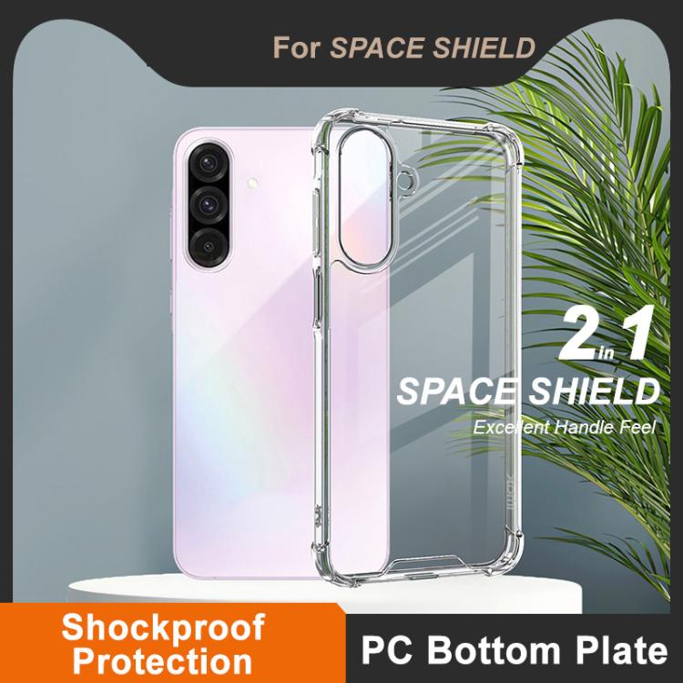 For Samsung Galaxy A26 5G imak Space Shield PC + TPU Airbag Shockproof Phone Case - Transparent