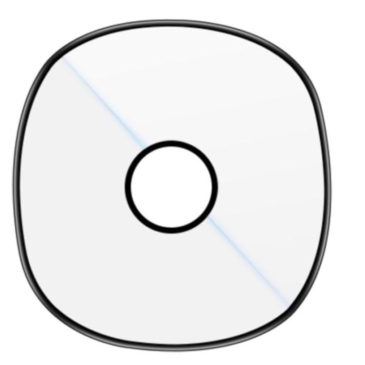 For vivo Y300 imak HD Glass Rear Camera Lens Film, Self-positioning Version