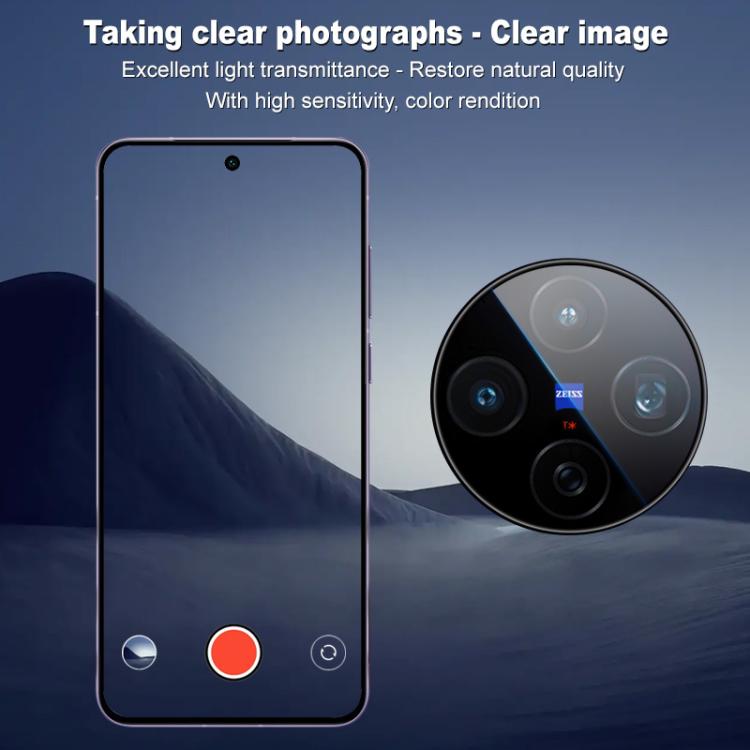 For vivo X200s imak HD Glass Rear Camera Lens Film, Self-positioning Version