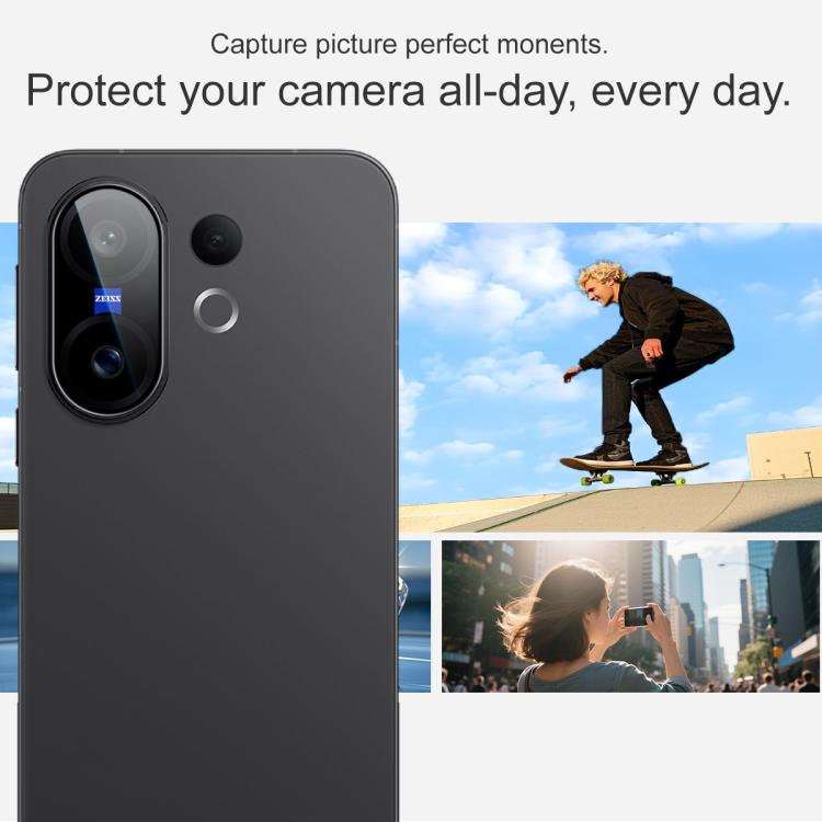 For vivo X200 FE imak HD Glass Rear Camera Lens Film, Self-positioning Version