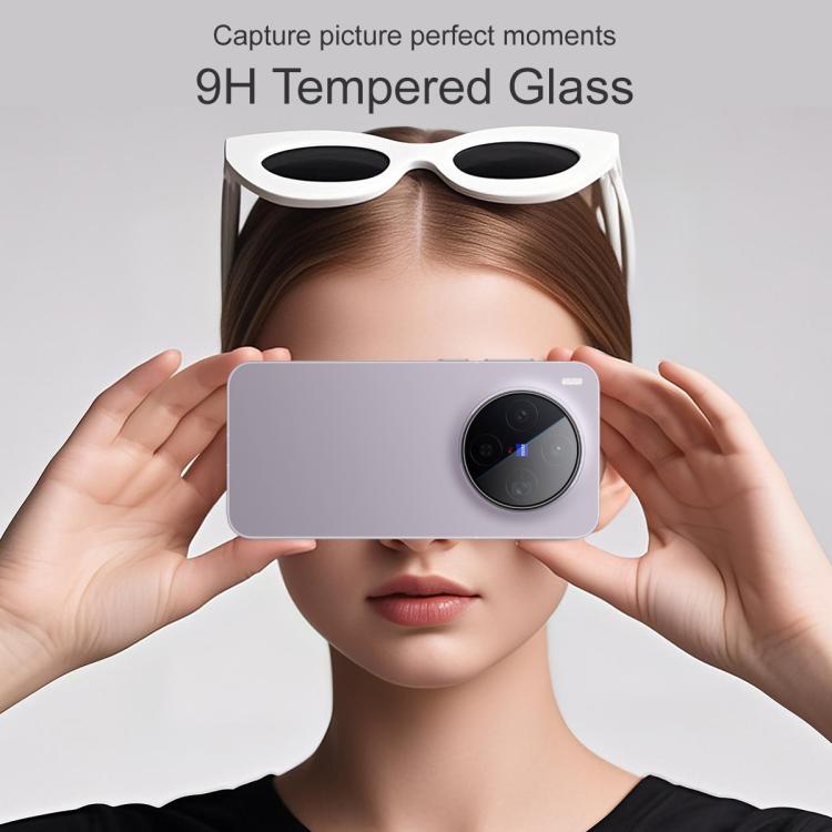 For vivo X300 imak HD Glass Rear Camera Lens Film, Self-positioning Version