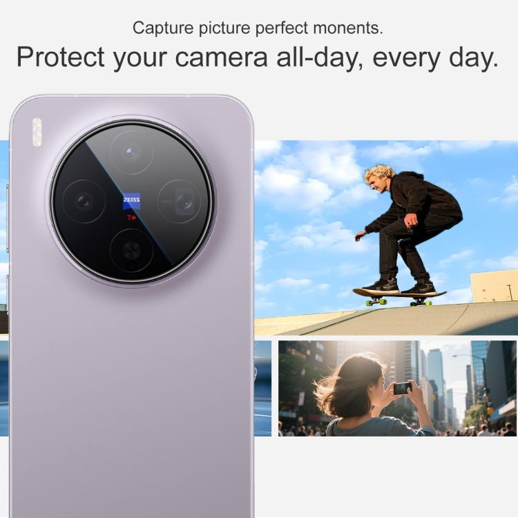 For vivo X300 imak HD Glass Rear Camera Lens Film, Self-positioning Version