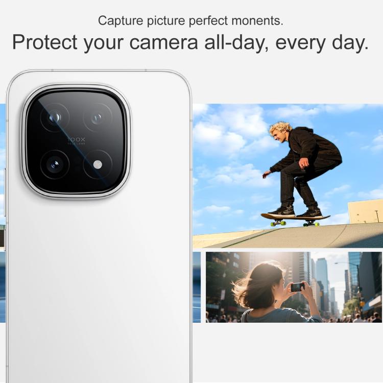 For vivo iQOO 15 imak HD Glass Rear Camera Lens Film, Self-positioning Version