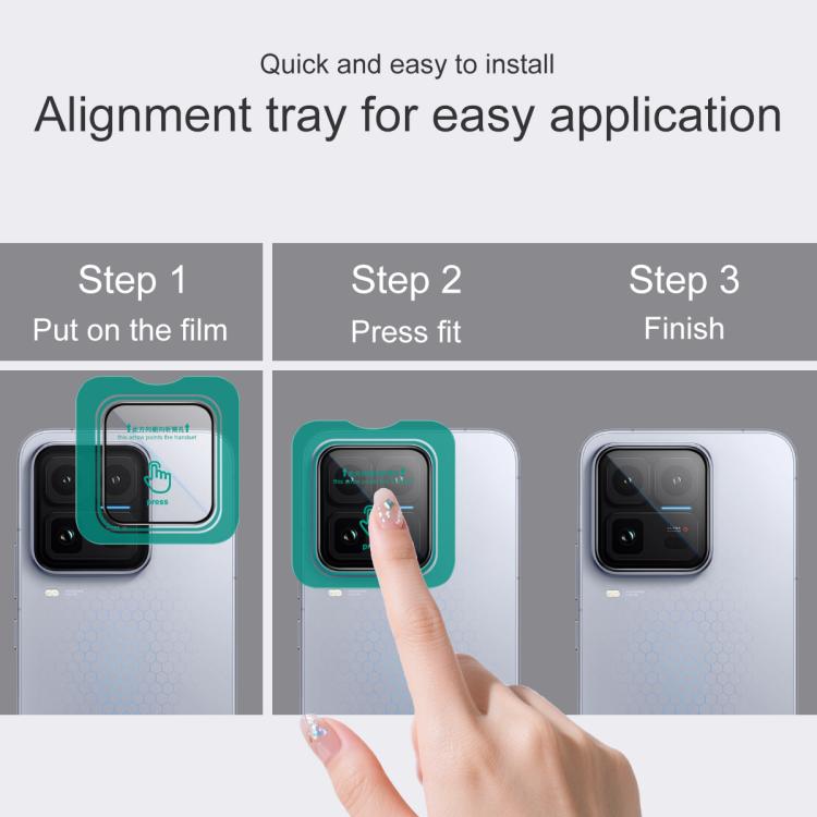 For vivo iQOO 15 Ultra 5G imak HD Glass Rear Camera Lens Film, Self-positioning Version