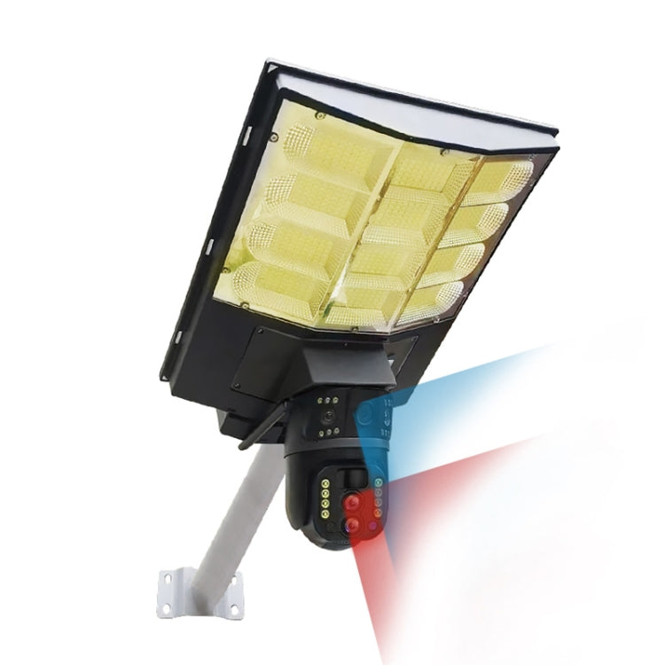 Solar Street Light with V380 4G WiFi 10X Dual-lens Monitoring HD Camera, Memory:No SD Card