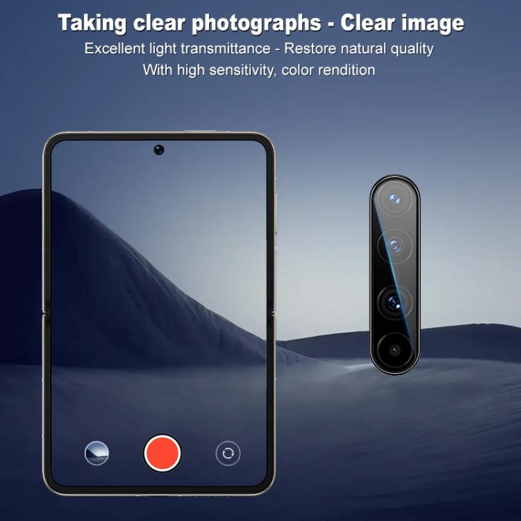 For Huawei Pura X imak HD Glass Rear Camera Lens Film, Self-positioning Version