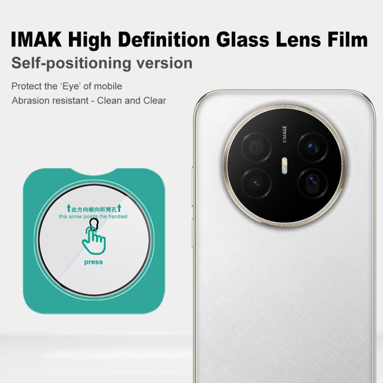 For Huawei Mate 70 Air 5G imak HD Glass Rear Camera Lens Film, Self-positioning Version