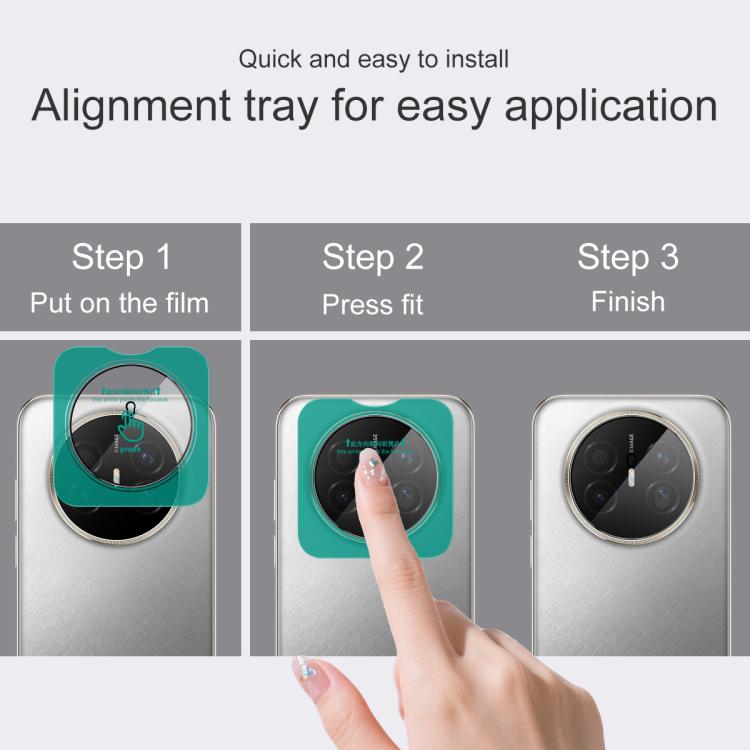 For Huawei Mate 70 Air 5G imak HD Glass Rear Camera Lens Film, Self-positioning Version