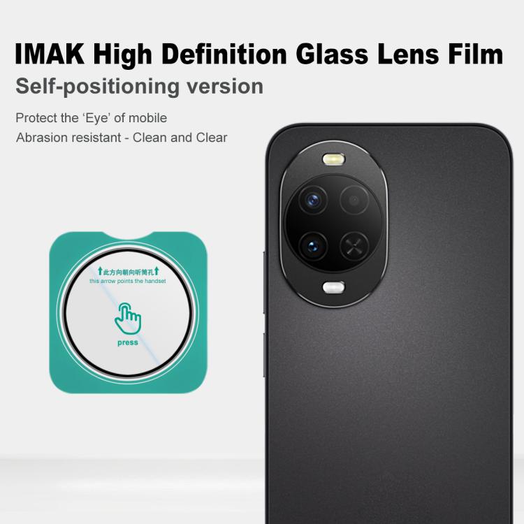 For Huawei nova 15 imak HD Glass Rear Camera Lens Film, Self-positioning Version