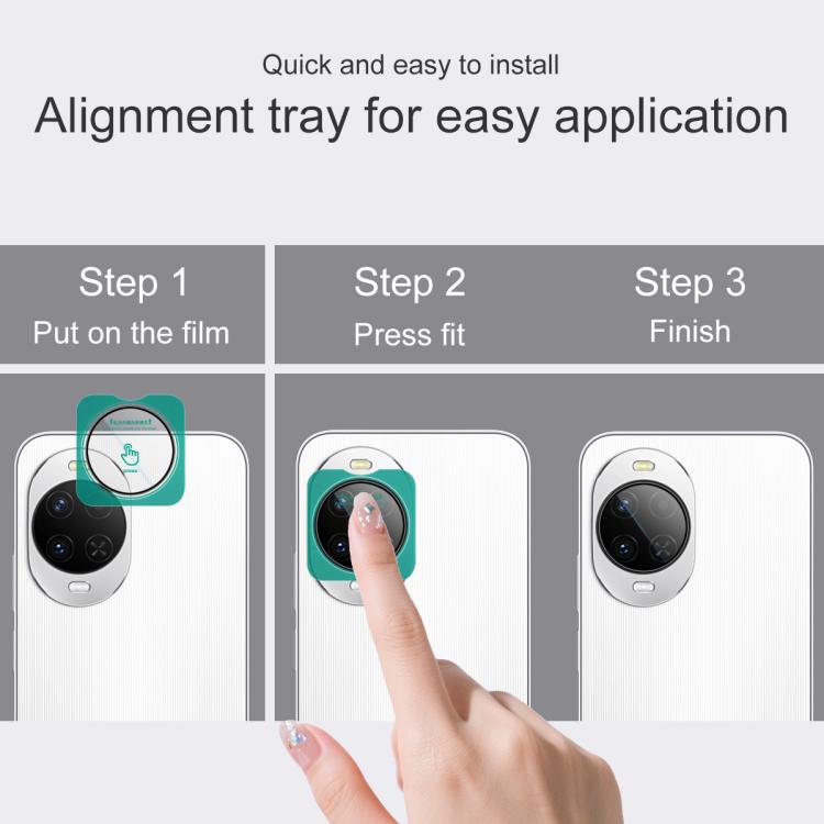For Huawei nova 15 imak HD Glass Rear Camera Lens Film, Self-positioning Version