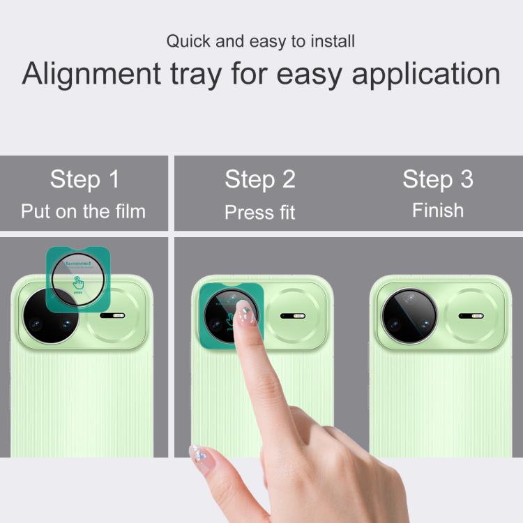For Huawei nova 15 Pro imak HD Glass Rear Camera Lens Film, Self-positioning Version