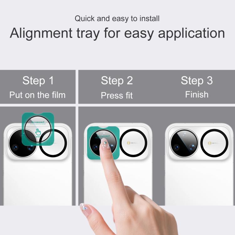 For Huawei nova 15 Ultra imak HD Glass Rear Camera Lens Film, Self-positioning Version