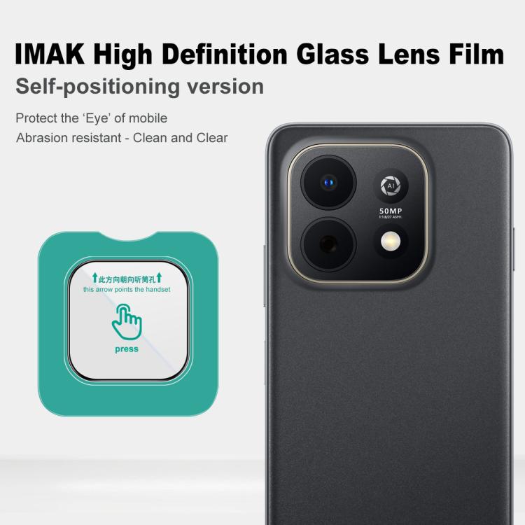 For Huawei Enjoy 90 Plus / 90 5G imak HD Glass Rear Camera Lens Film, Self-positioning Version
