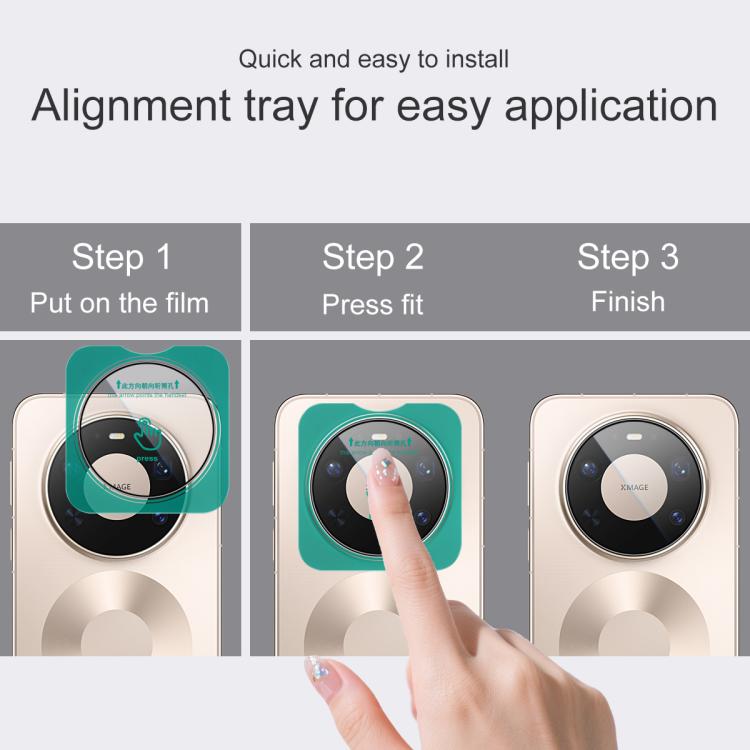 For Huawei Mate 80 Pro Max Wind 5G imak HD Glass Rear Camera Lens Film, Self-positioning Version
