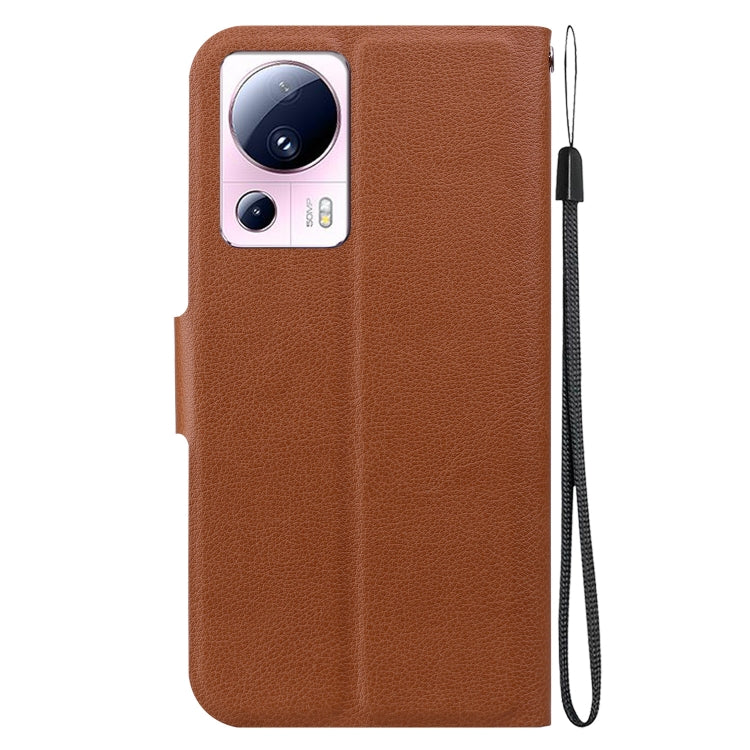 For Xiaomi 13 Lite / Xiaomi Civi 2 Ultra-thin Voltage Magnetic Buckle Leather Phone Case