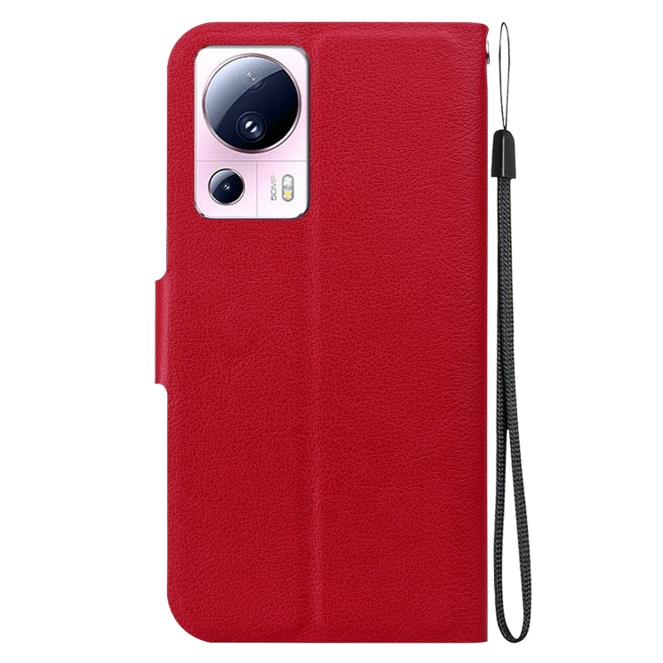 For Xiaomi 13 Lite / Xiaomi Civi 2 Ultra-thin Voltage Magnetic Buckle Leather Phone Case