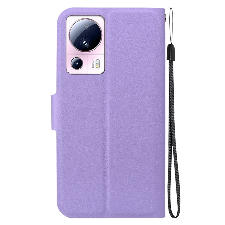 For Xiaomi 13 Lite / Xiaomi Civi 2 Ultra-thin Voltage Magnetic Buckle Leather Phone Case