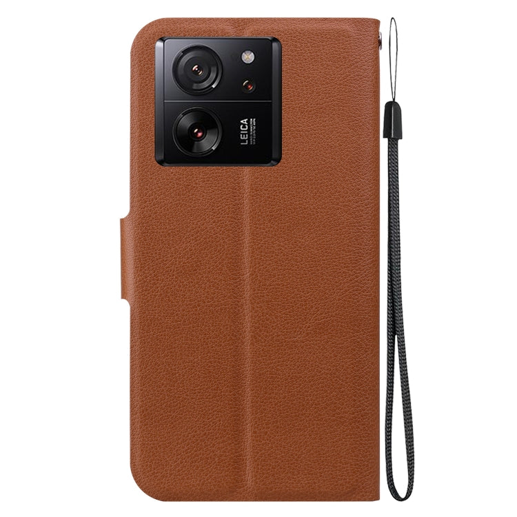 For Xiaomi 13T / 13T Pro / K60 Ultra Ultra-thin Voltage Magnetic Buckle Leather Phone Case