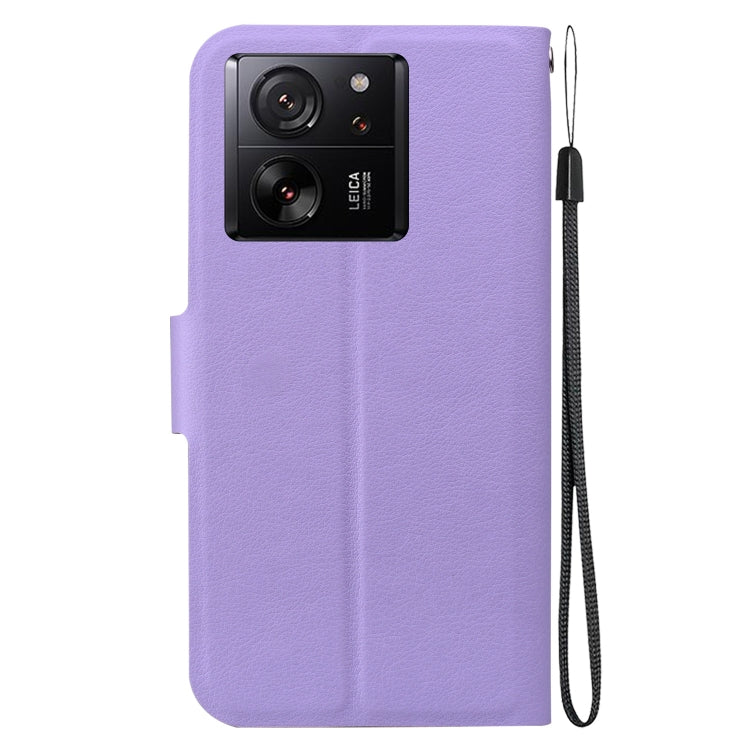 For Xiaomi 13T / 13T Pro / K60 Ultra Ultra-thin Voltage Magnetic Buckle Leather Phone Case