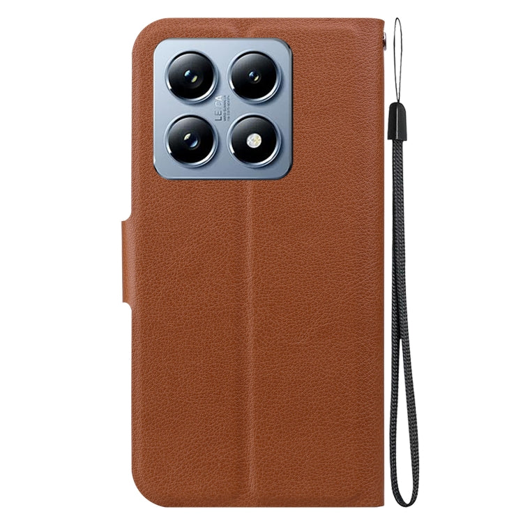 For Xiaomi 14T Pro Ultra-thin Voltage Magnetic Buckle Leather Phone Case
