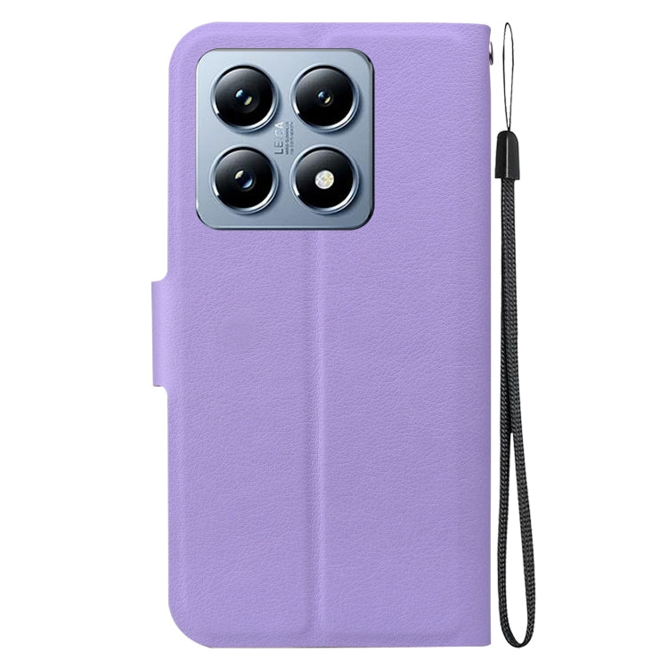 For Xiaomi 14T Pro Ultra-thin Voltage Magnetic Buckle Leather Phone Case