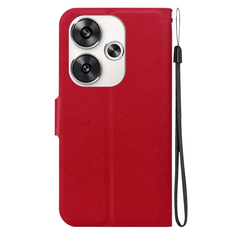 For Xiaomi Poco F6 Ultra-thin Voltage Magnetic Buckle Leather Phone Case