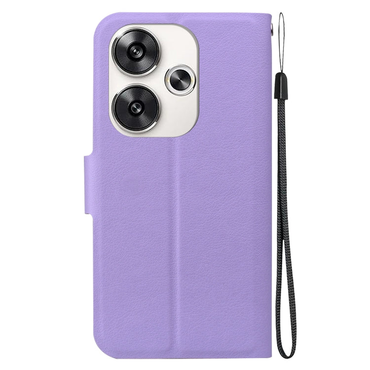 For Xiaomi Poco F6 Ultra-thin Voltage Magnetic Buckle Leather Phone Case