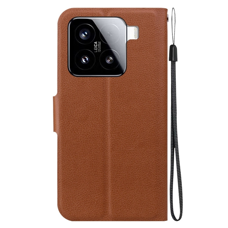For Xiaomi 15 Ultra-thin Voltage Magnetic Buckle Leather Phone Case
