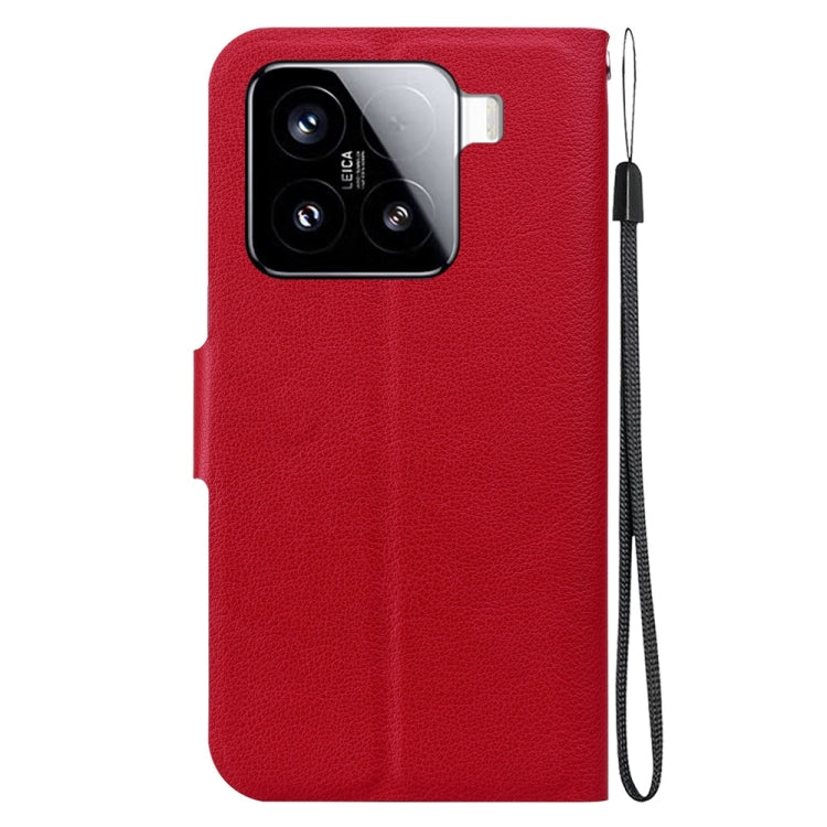 For Xiaomi 15 Ultra-thin Voltage Magnetic Buckle Leather Phone Case