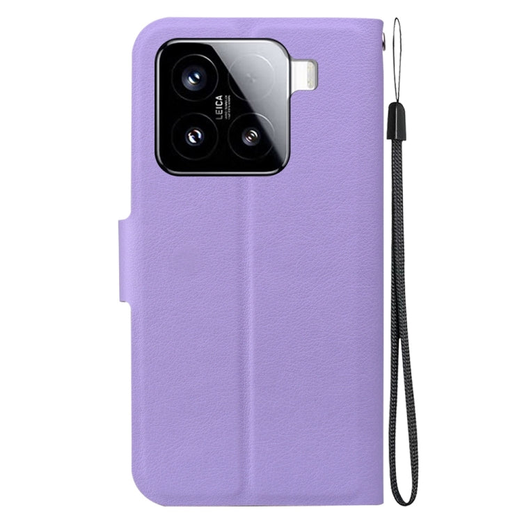 For Xiaomi 15 Ultra-thin Voltage Magnetic Buckle Leather Phone Case