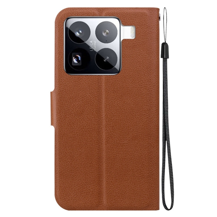 For Xiaomi 15 Pro Ultra-thin Voltage Magnetic Buckle Leather Phone Case