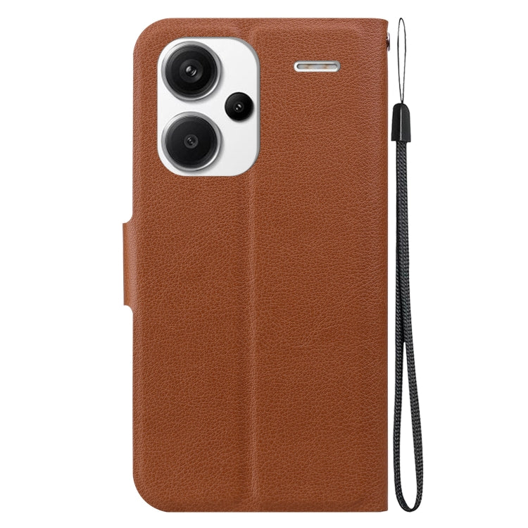 For Redmi Note 13 Pro+ Ultra-thin Voltage Magnetic Buckle Leather Phone Case
