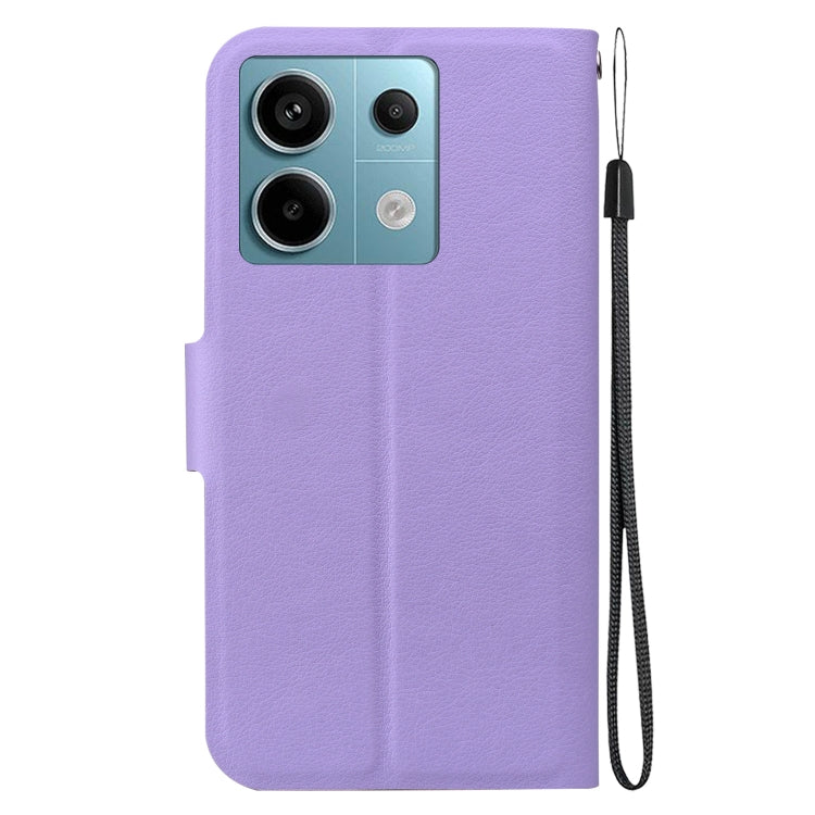 For Redmi Note 13 Pro 5G / Poco X6 Global Ultra-thin Voltage Magnetic Buckle Leather Phone Case