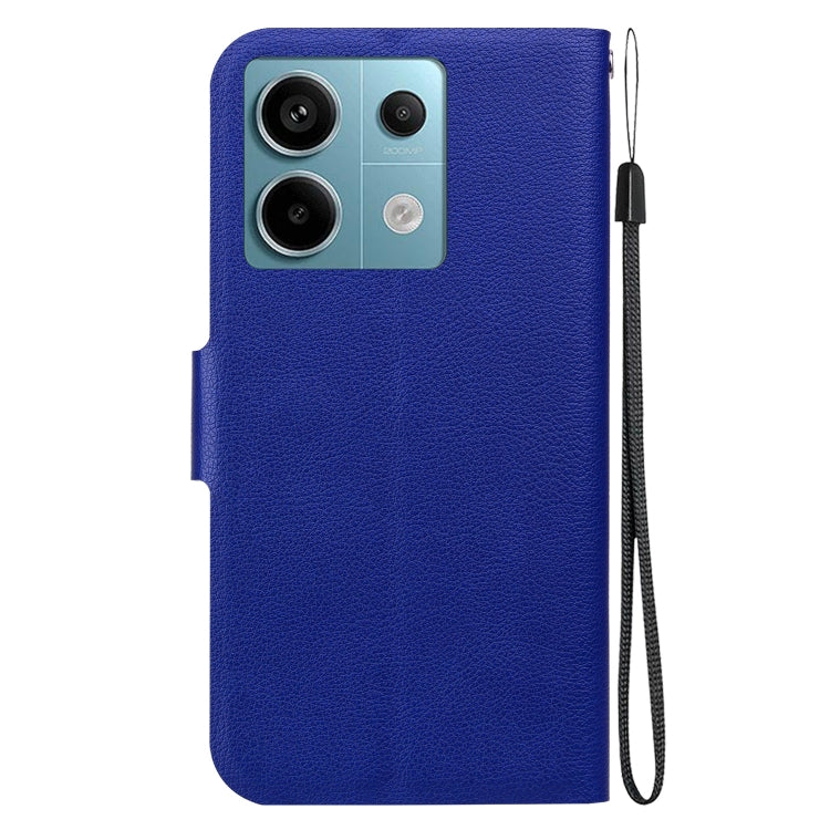For Redmi Note 13 Pro 5G / Poco X6 Global Ultra-thin Voltage Magnetic Buckle Leather Phone Case
