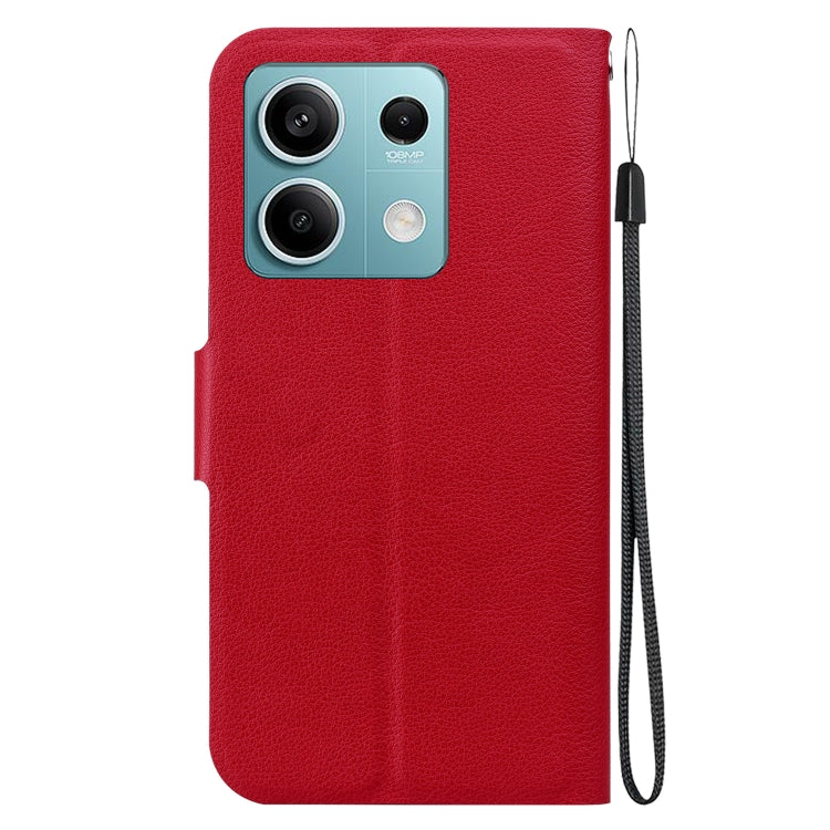 For Redmi Note 13 5G Ultra-thin Voltage Magnetic Buckle Leather Phone Case